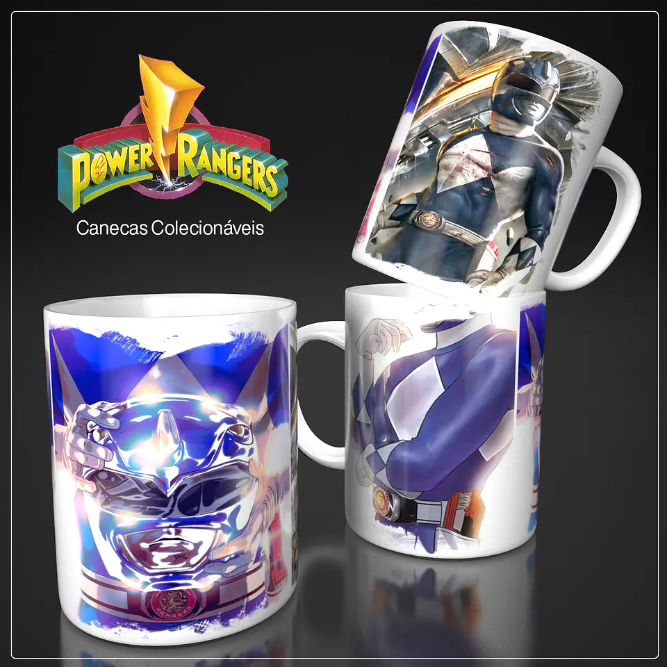 Coleção Power Rangers - Sublimação 3