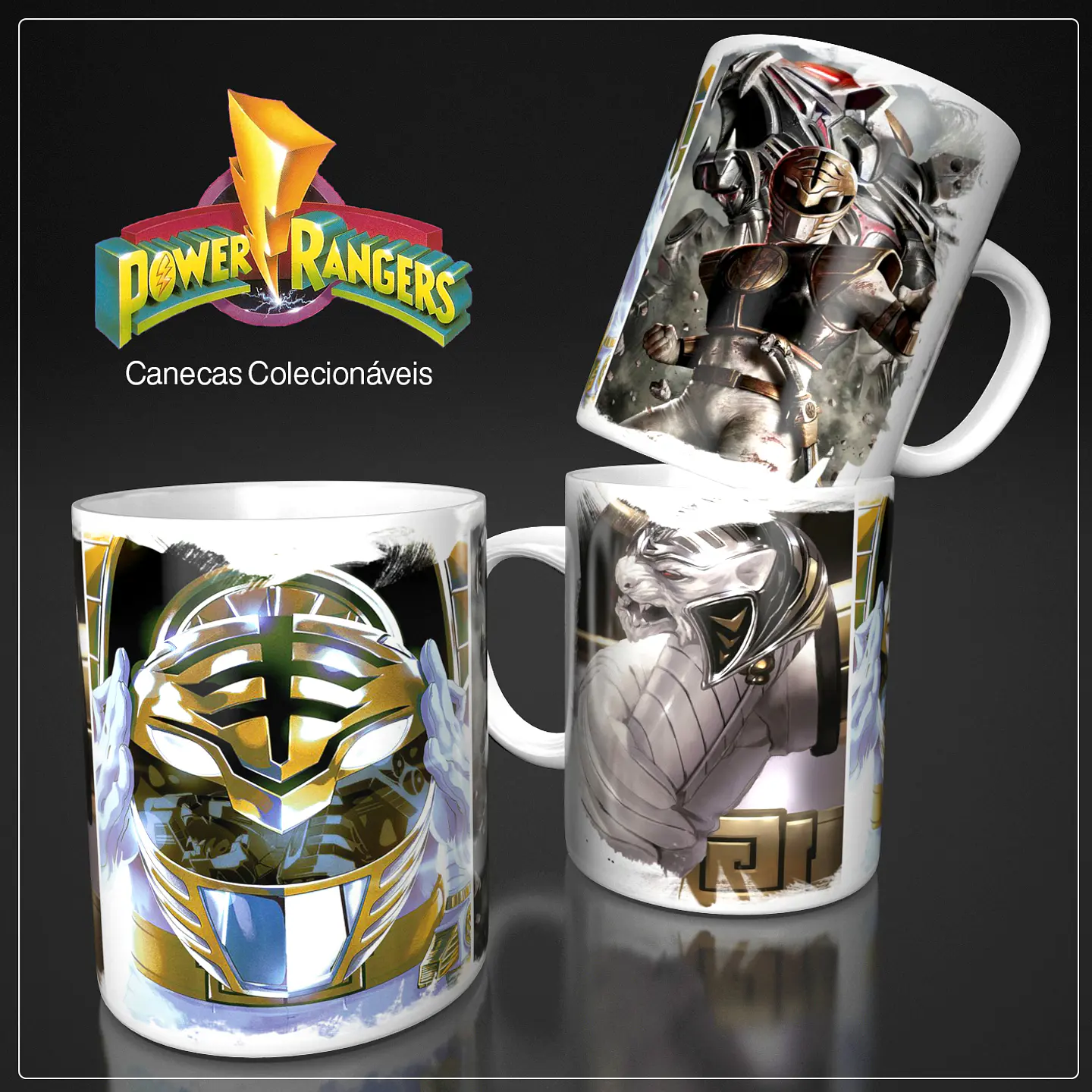Coleção Power Rangers - Sublimação 4