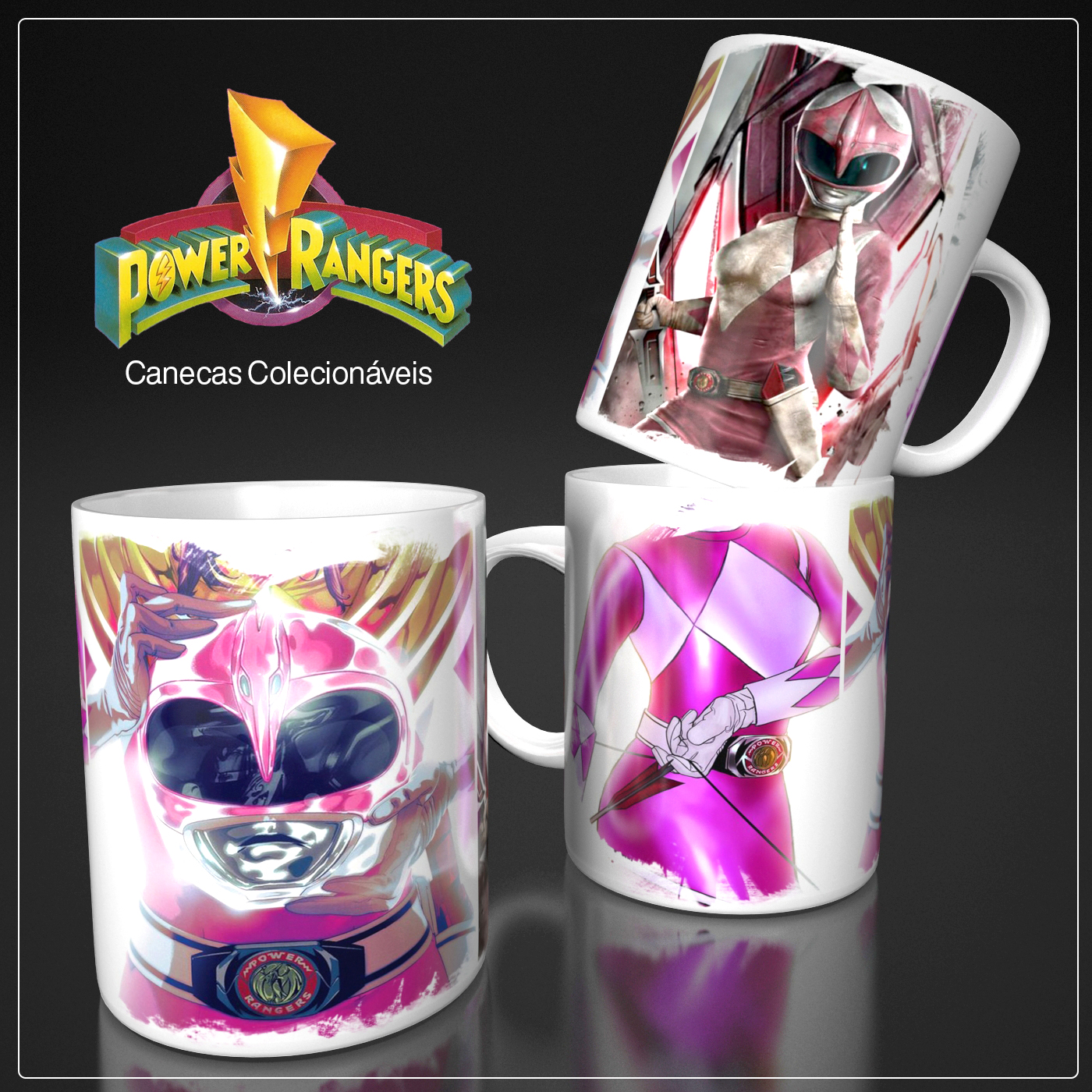 Coleção Power Rangers - Sublimação 6