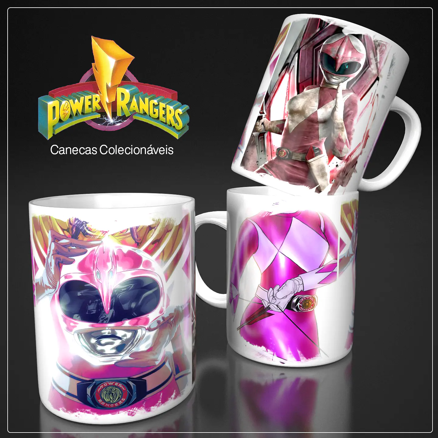 Coleção Power Rangers - Sublimação 6