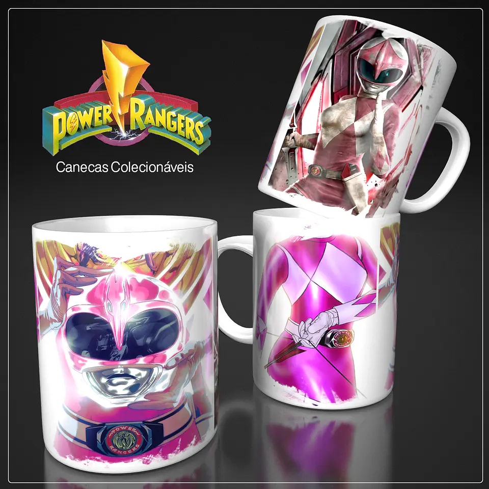 Coleção Power Rangers - Sublimação 6