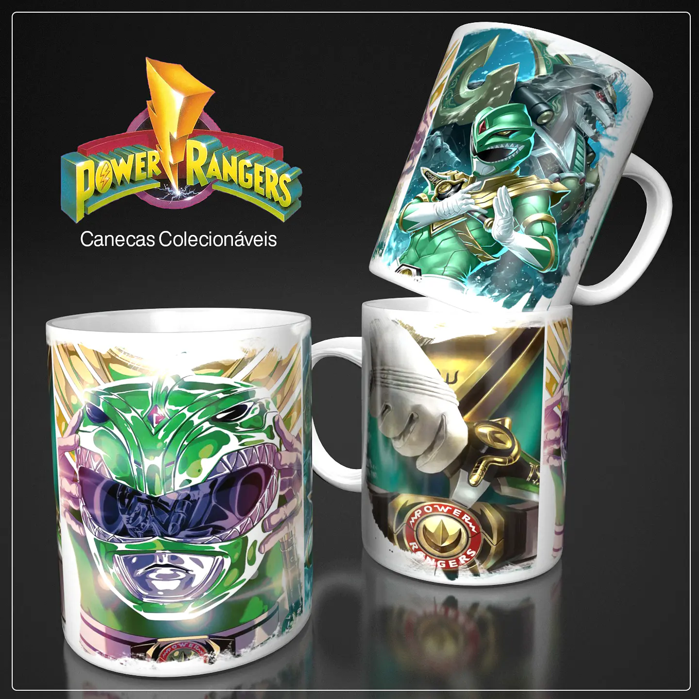 Coleção Power Rangers - Sublimação 7