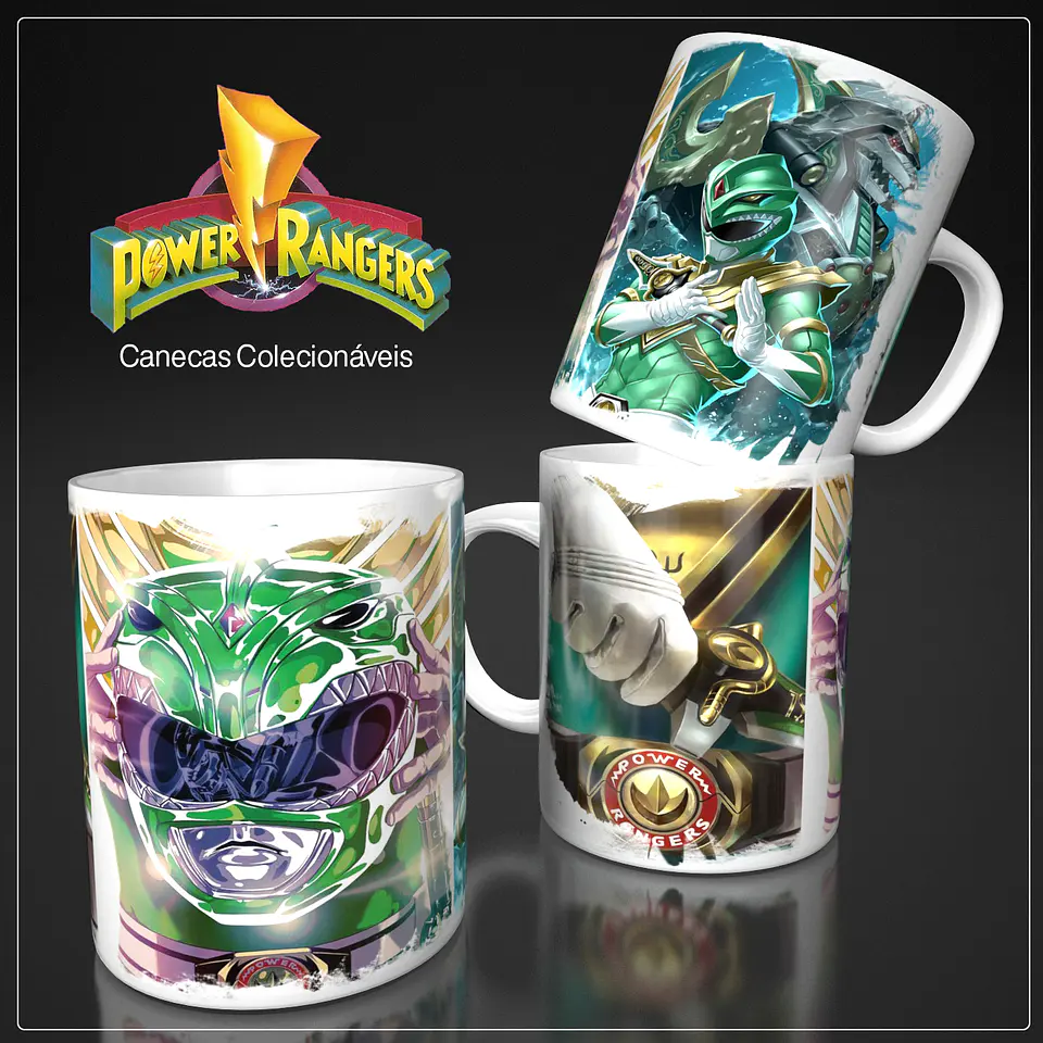 Coleção Power Rangers - Sublimação 7