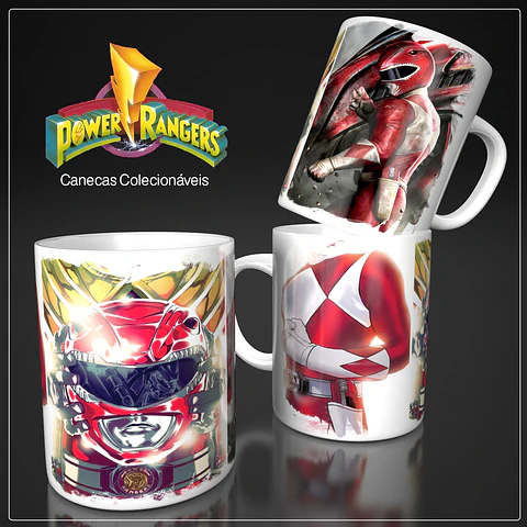 Coleção Power Rangers - Sublimação
