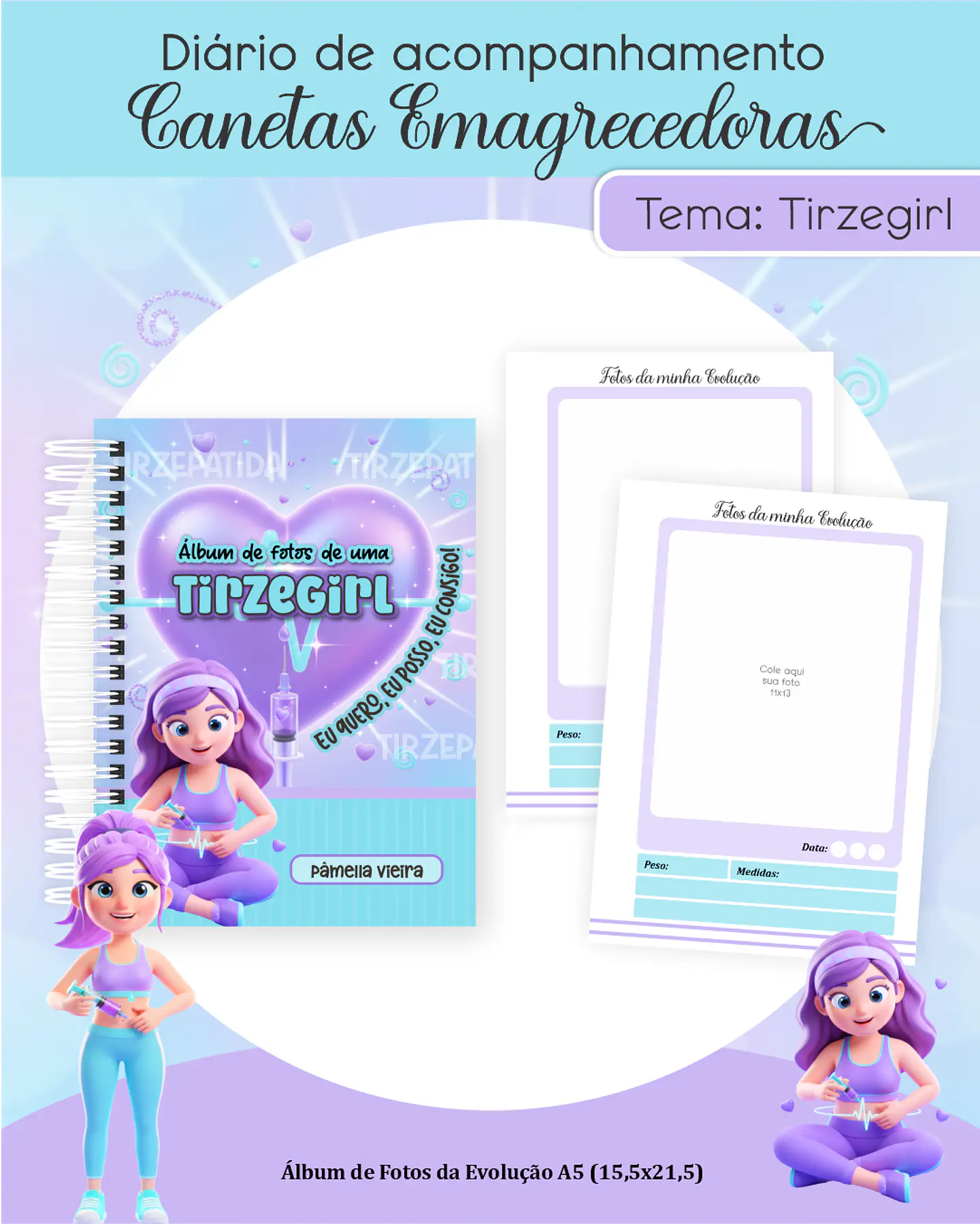 Diário de Acompanhamento Canetas Emagrecedoras 3