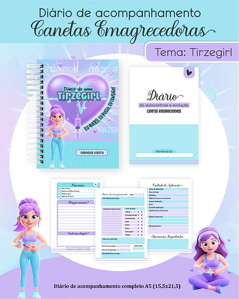 Diário de Acompanhamento Canetas Emagrecedoras
