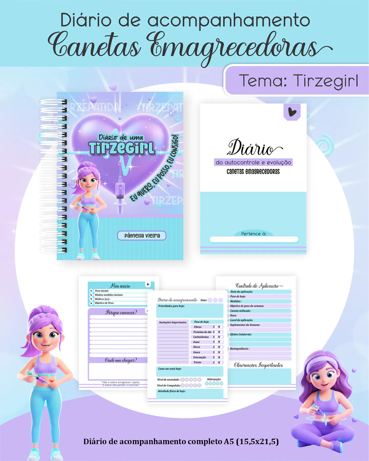 Diário de Acompanhamento Canetas Emagrecedoras 1