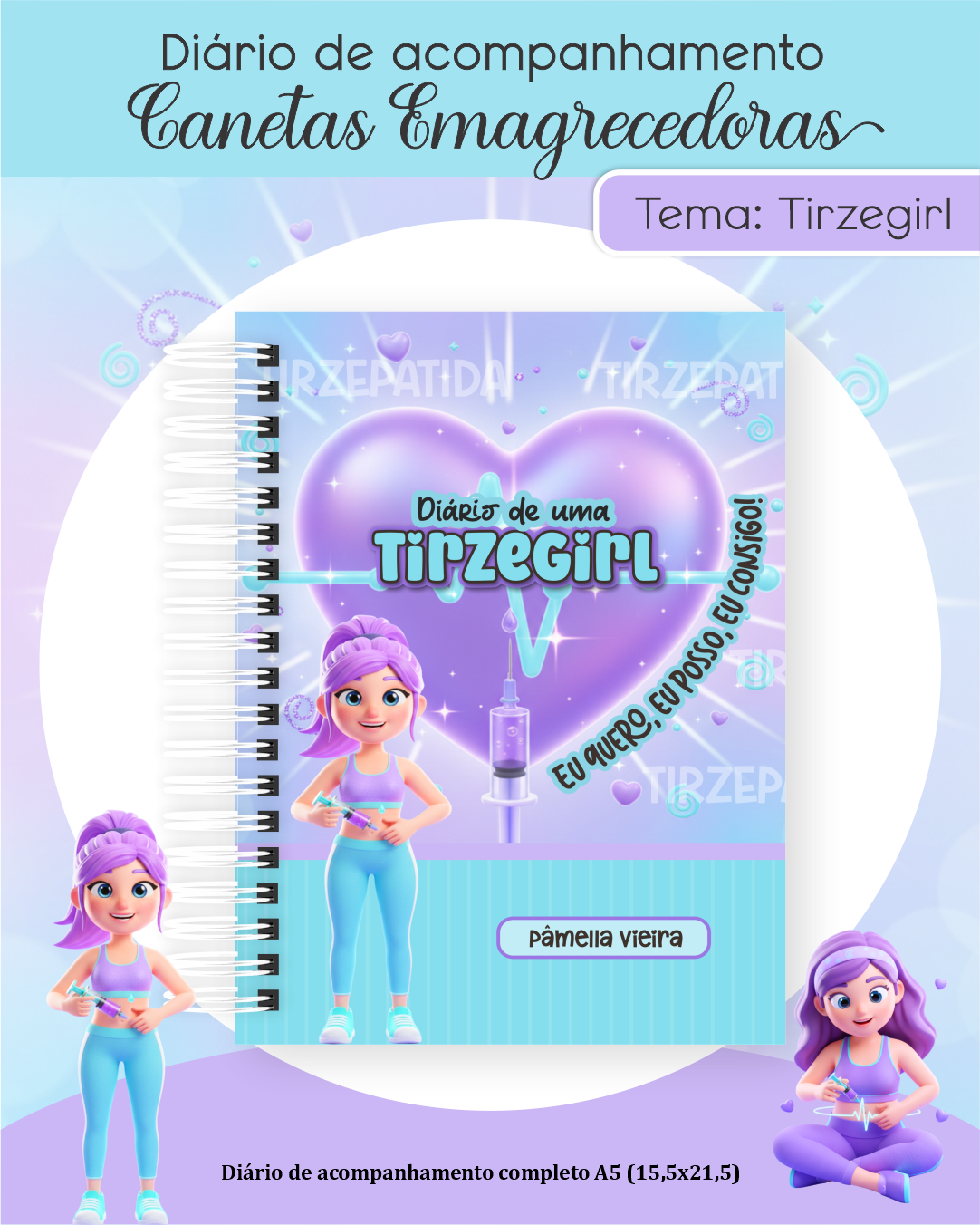 Diário de Acompanhamento Canetas Emagrecedoras 2