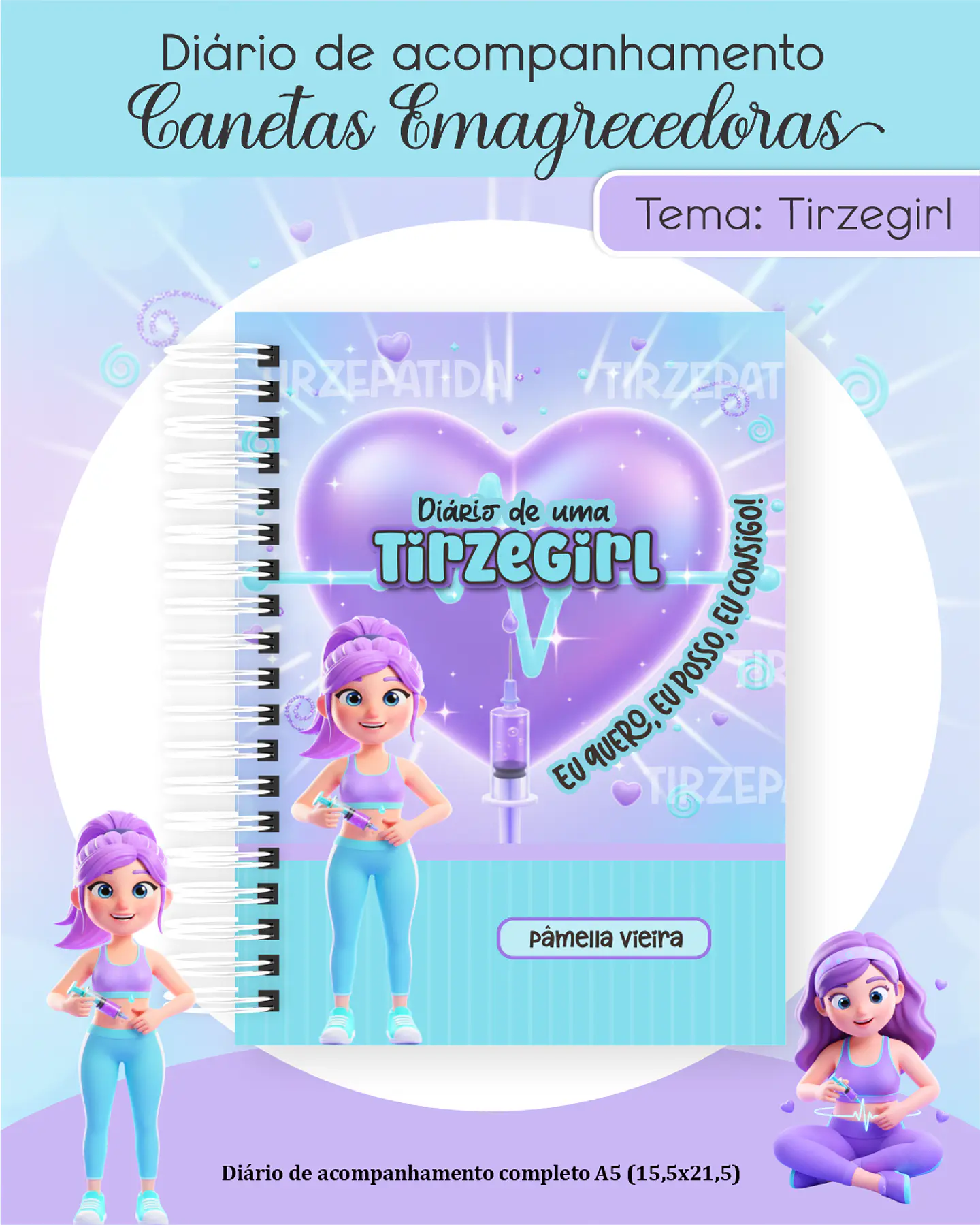 Diário de Acompanhamento Canetas Emagrecedoras 2