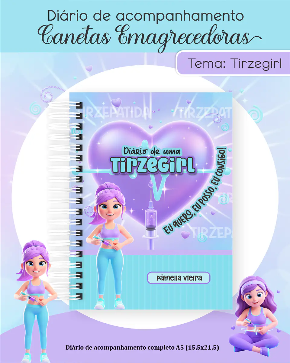 Diário de Acompanhamento Canetas Emagrecedoras 2