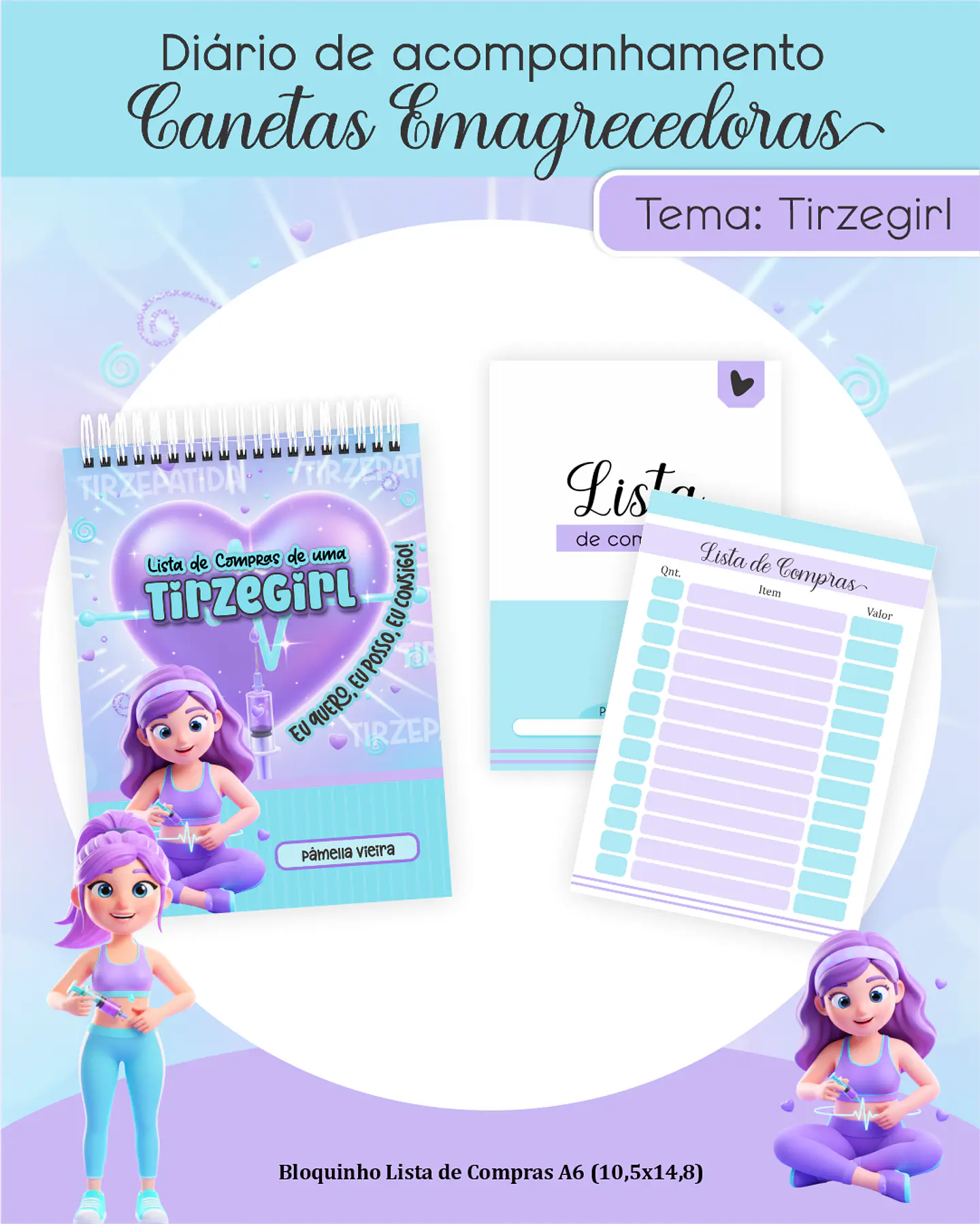Diário de Acompanhamento Canetas Emagrecedoras 5