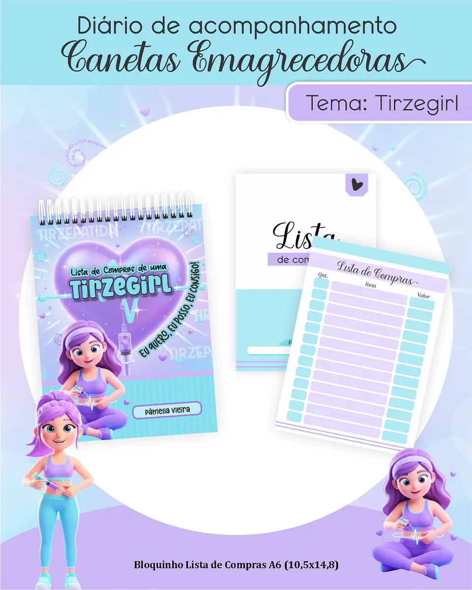 Diário de Acompanhamento Canetas Emagrecedoras 5