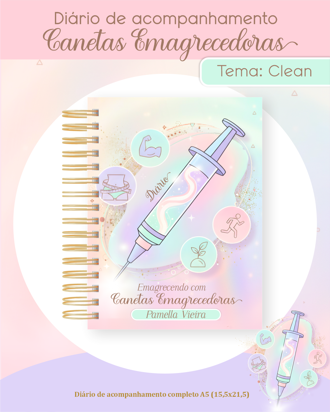 Diário de Acompanhamento Canetas Emagrecedoras 2