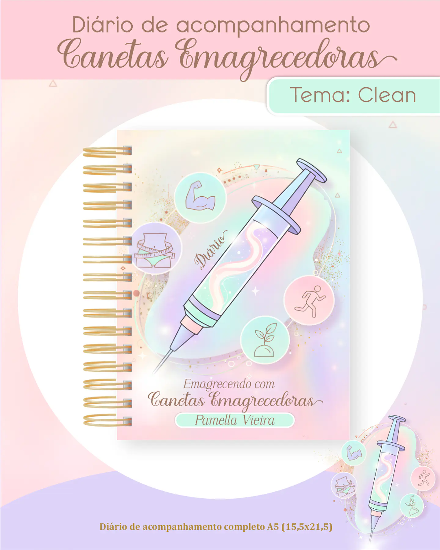 Diário de Acompanhamento Canetas Emagrecedoras 2