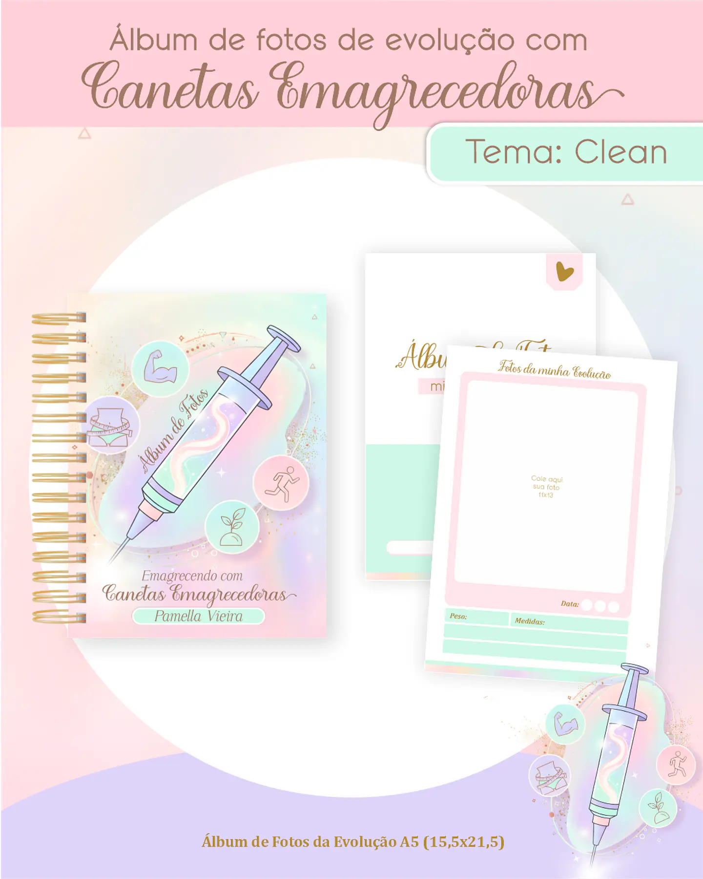 Diário de Acompanhamento Canetas Emagrecedoras 3