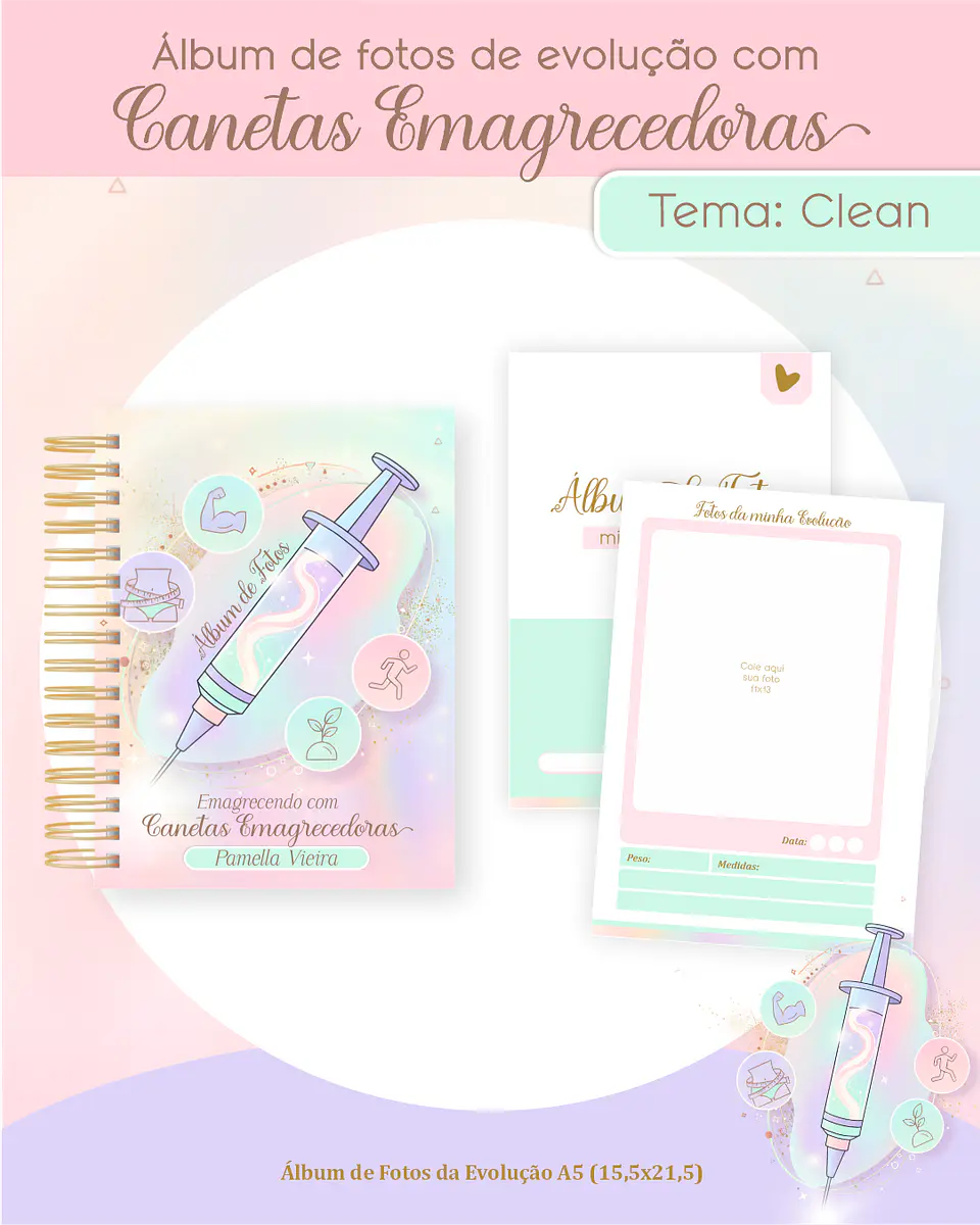 Diário de Acompanhamento Canetas Emagrecedoras 3