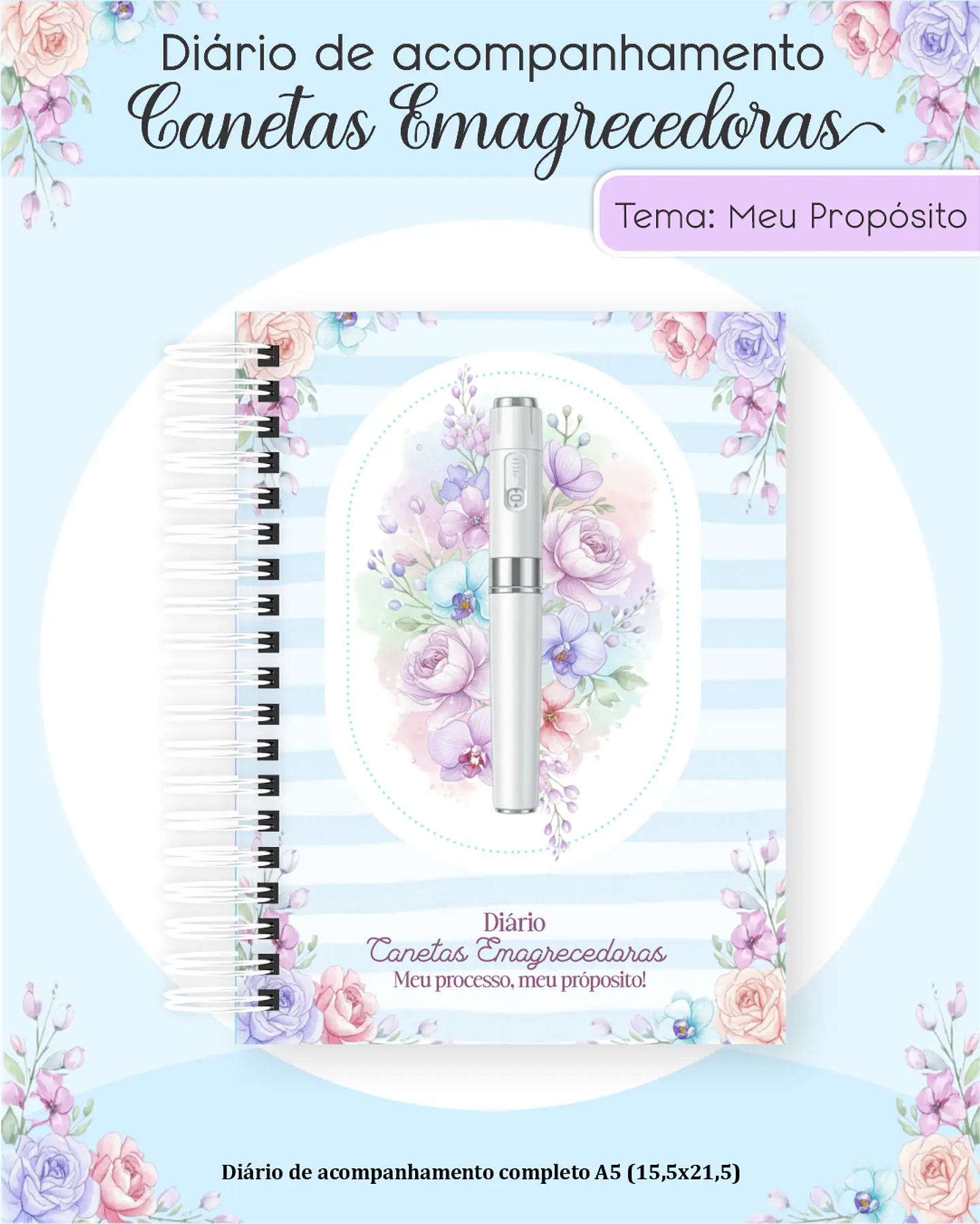 Diário de Acompanhamento Canetas Emagrecedoras 2