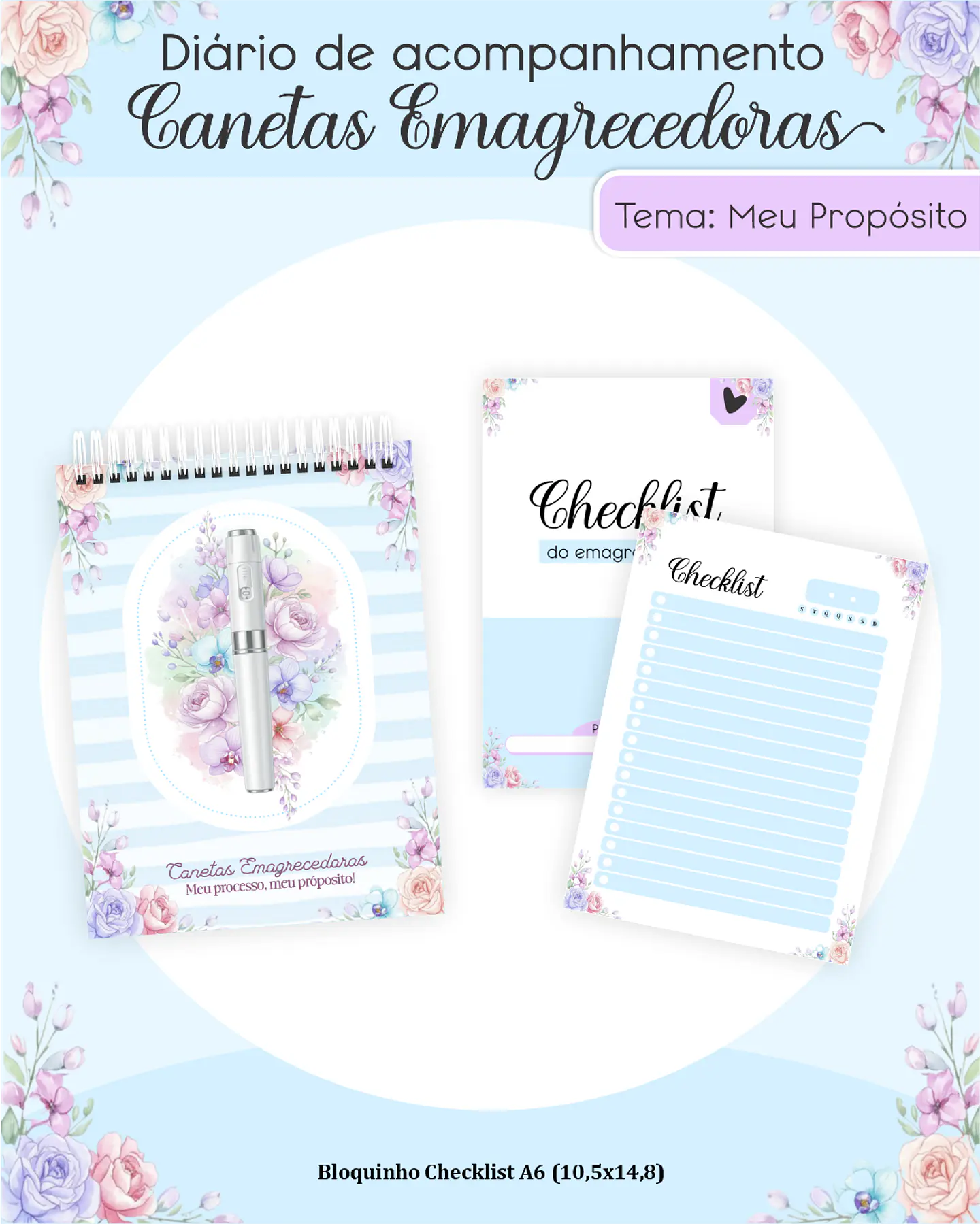Diário de Acompanhamento Canetas Emagrecedoras 4