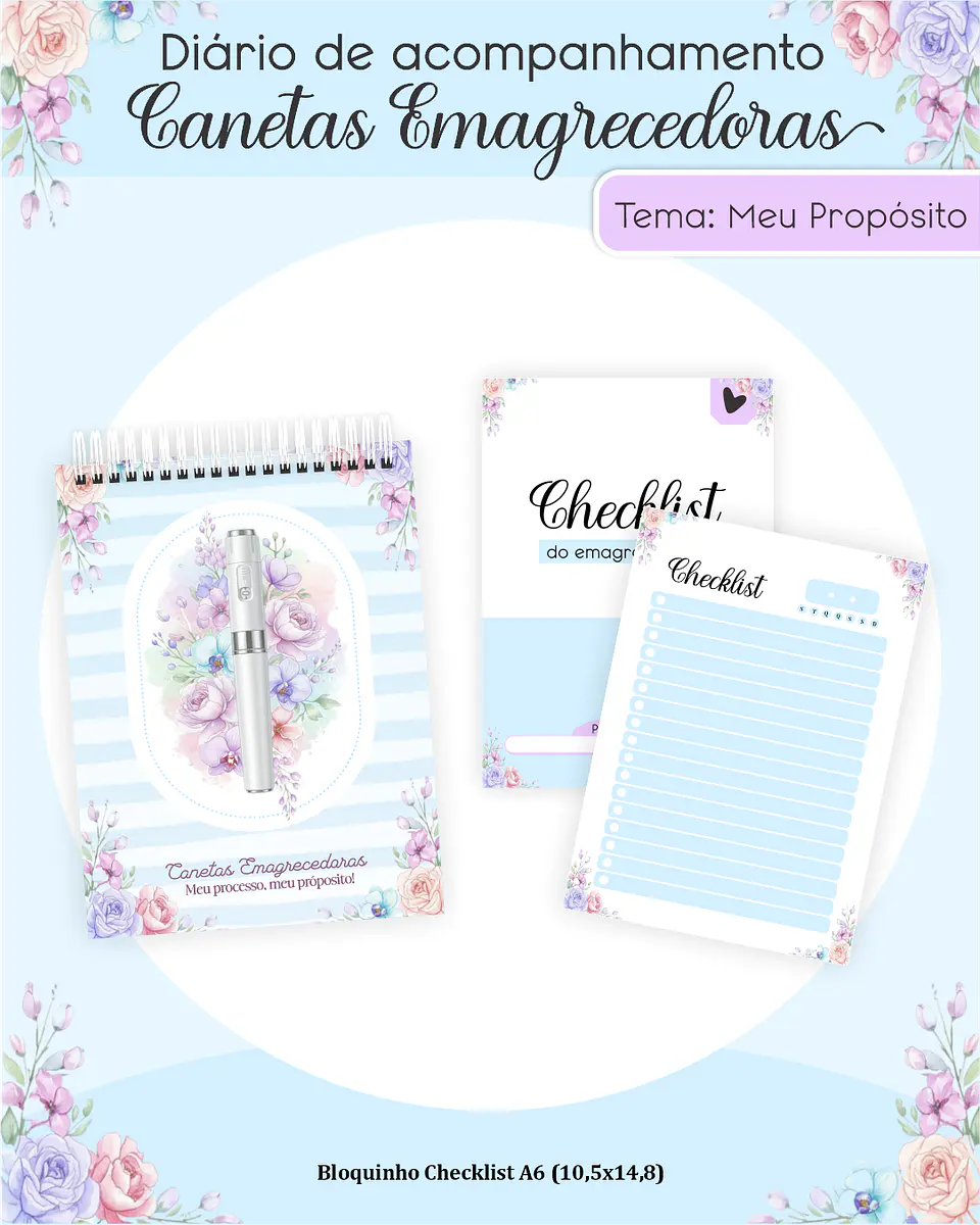 Diário de Acompanhamento Canetas Emagrecedoras 4