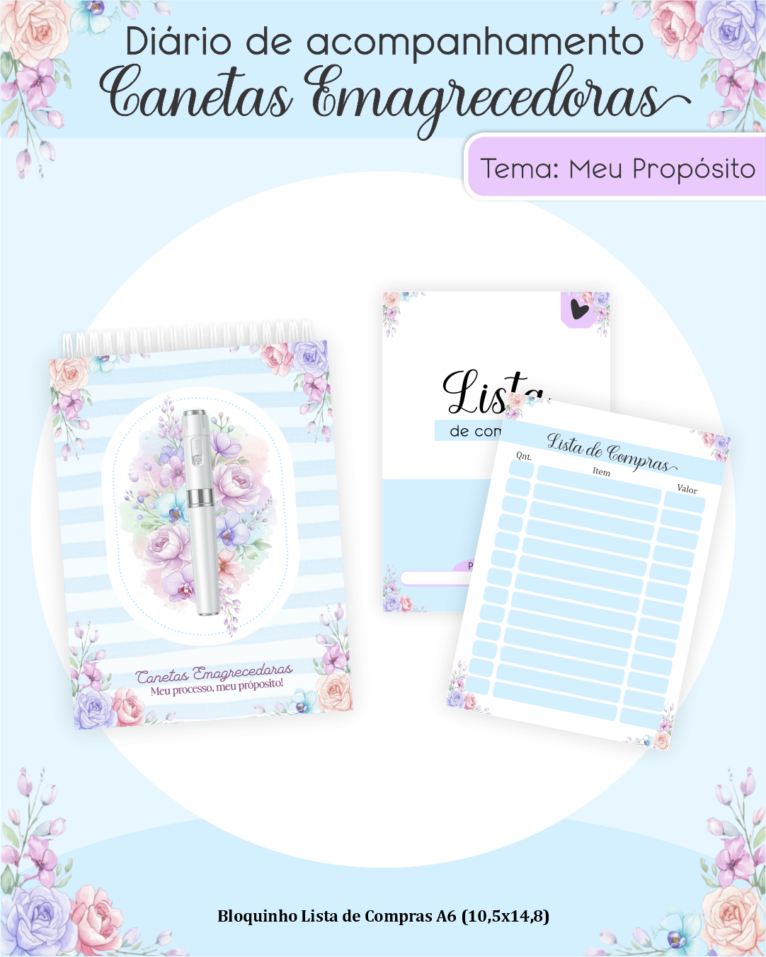 Diário de Acompanhamento Canetas Emagrecedoras 5