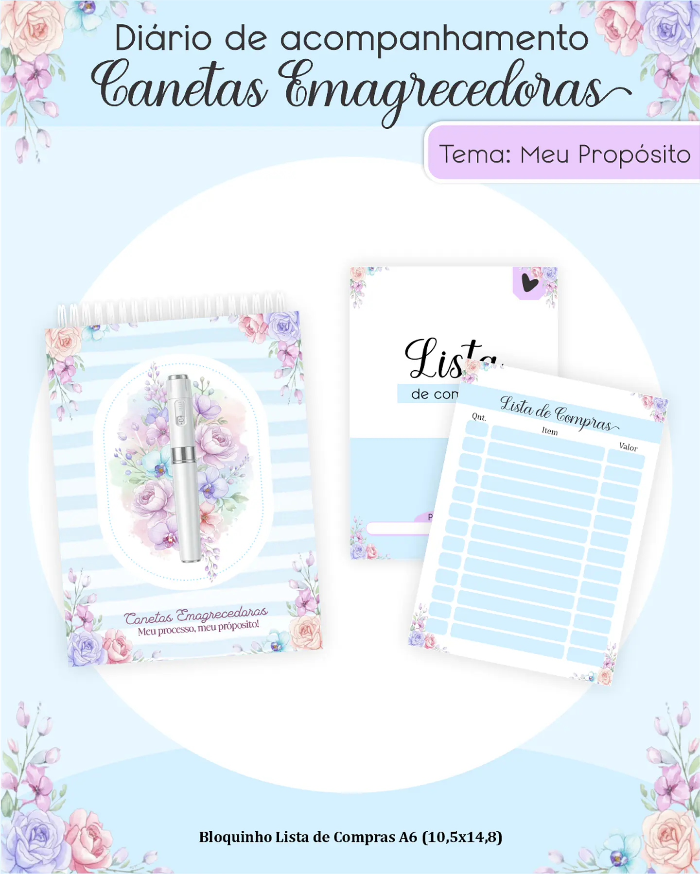 Diário de Acompanhamento Canetas Emagrecedoras 5