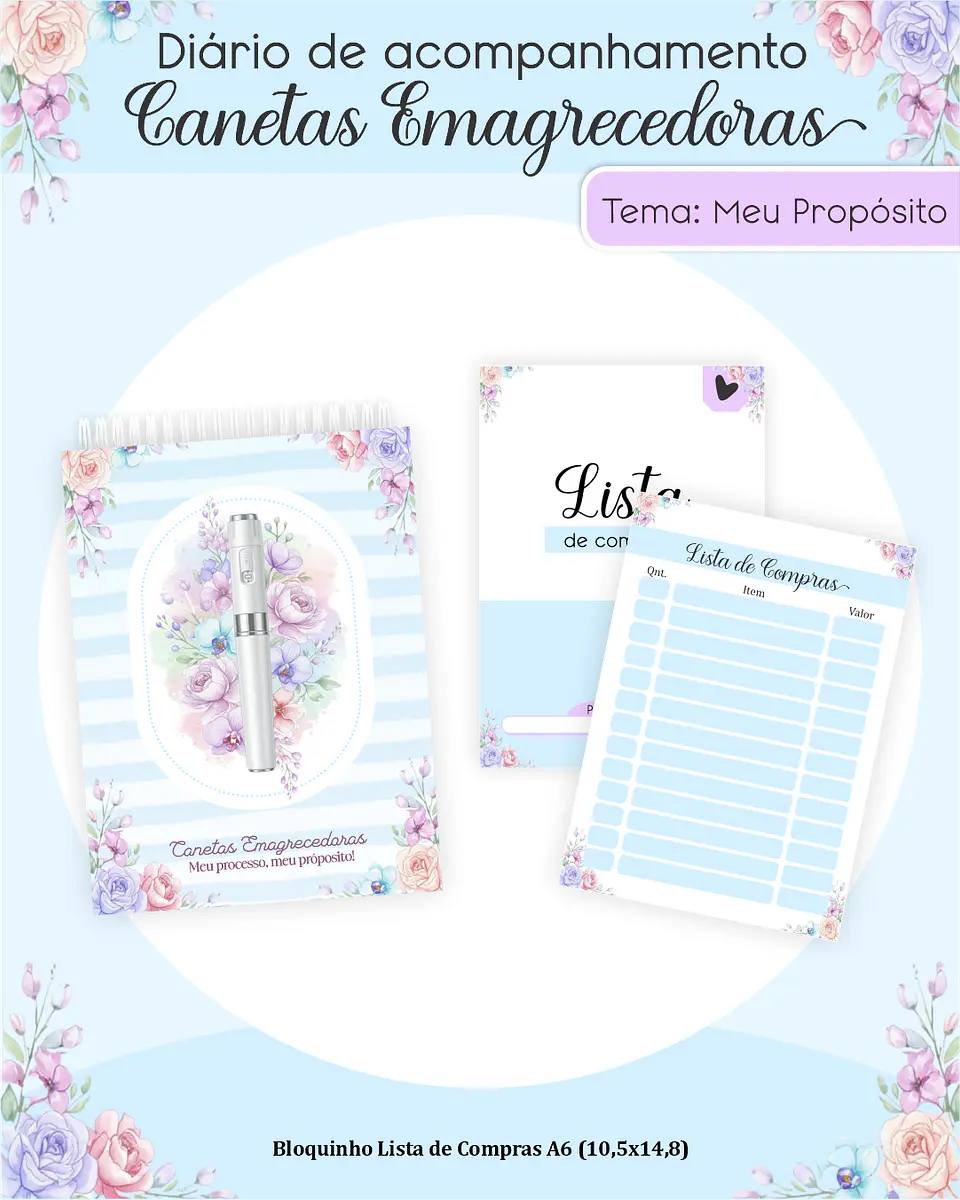 Diário de Acompanhamento Canetas Emagrecedoras 5