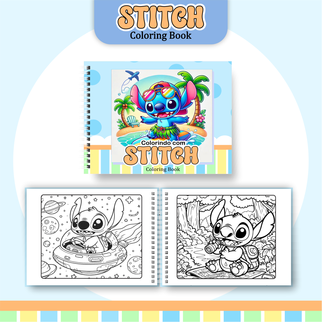 Pack Livros de Colorir 1 (30 Temas) - Encadernação 6
