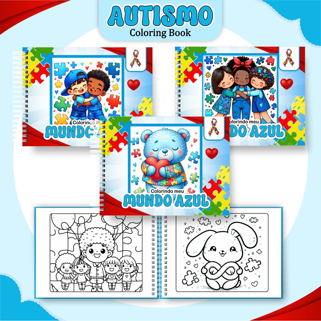 Pack Livros de Colorir 1 (30 Temas) - Encadernação 9