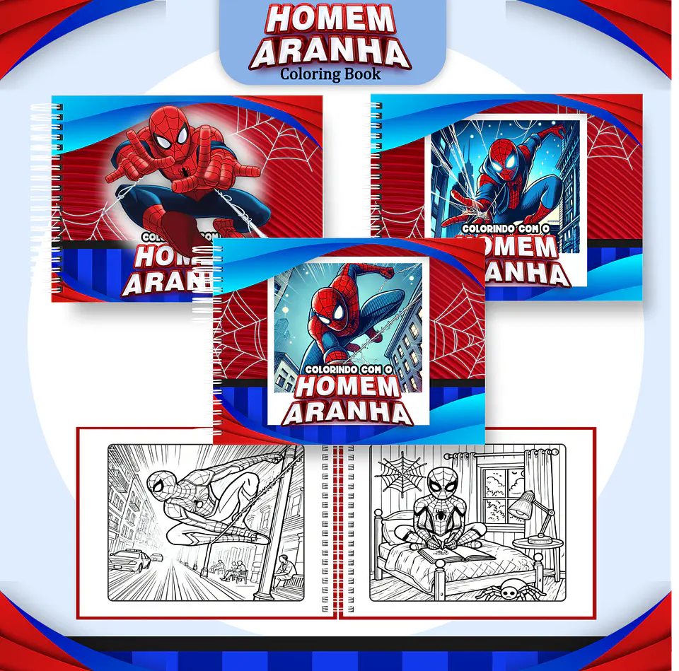 Pack Livros de Colorir 1 (30 Temas) - Encadernação 17