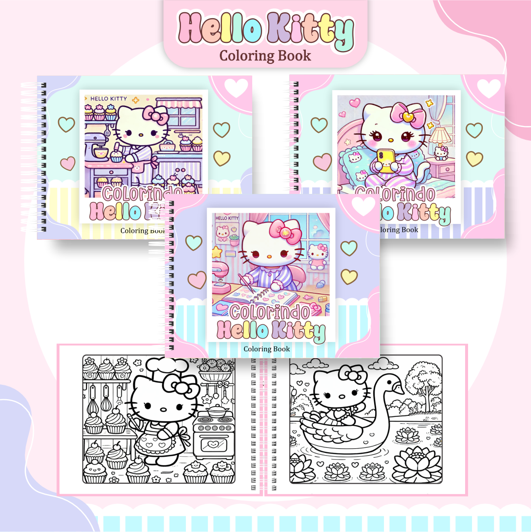 Pack Livros de Colorir 1 (30 Temas) - Encadernação 18