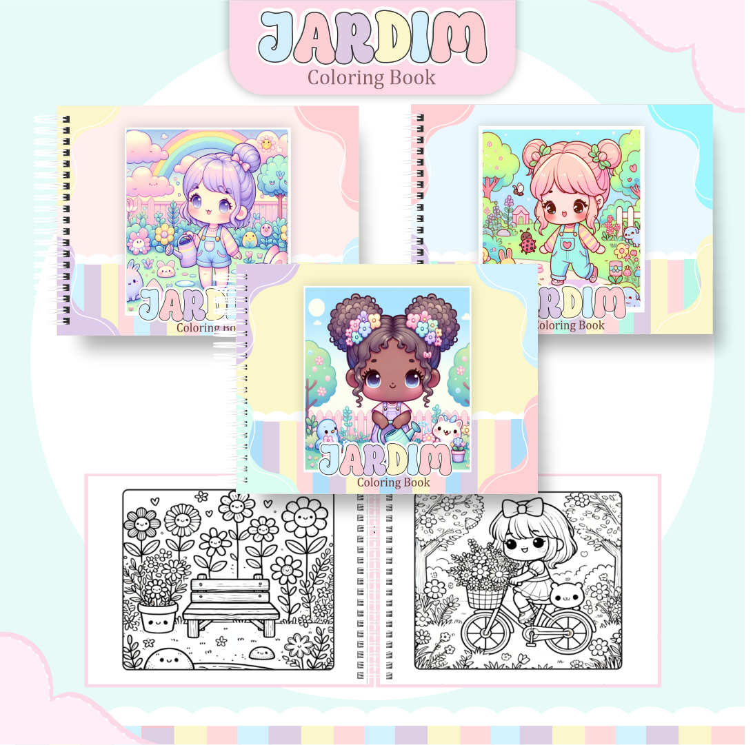 Pack Livros de Colorir 1 (30 Temas) - Encadernação 24