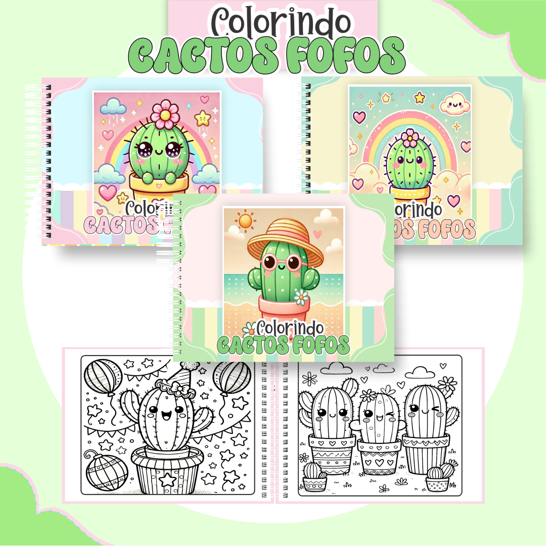 Pack Livros de Colorir 1 (30 Temas) - Encadernação 26