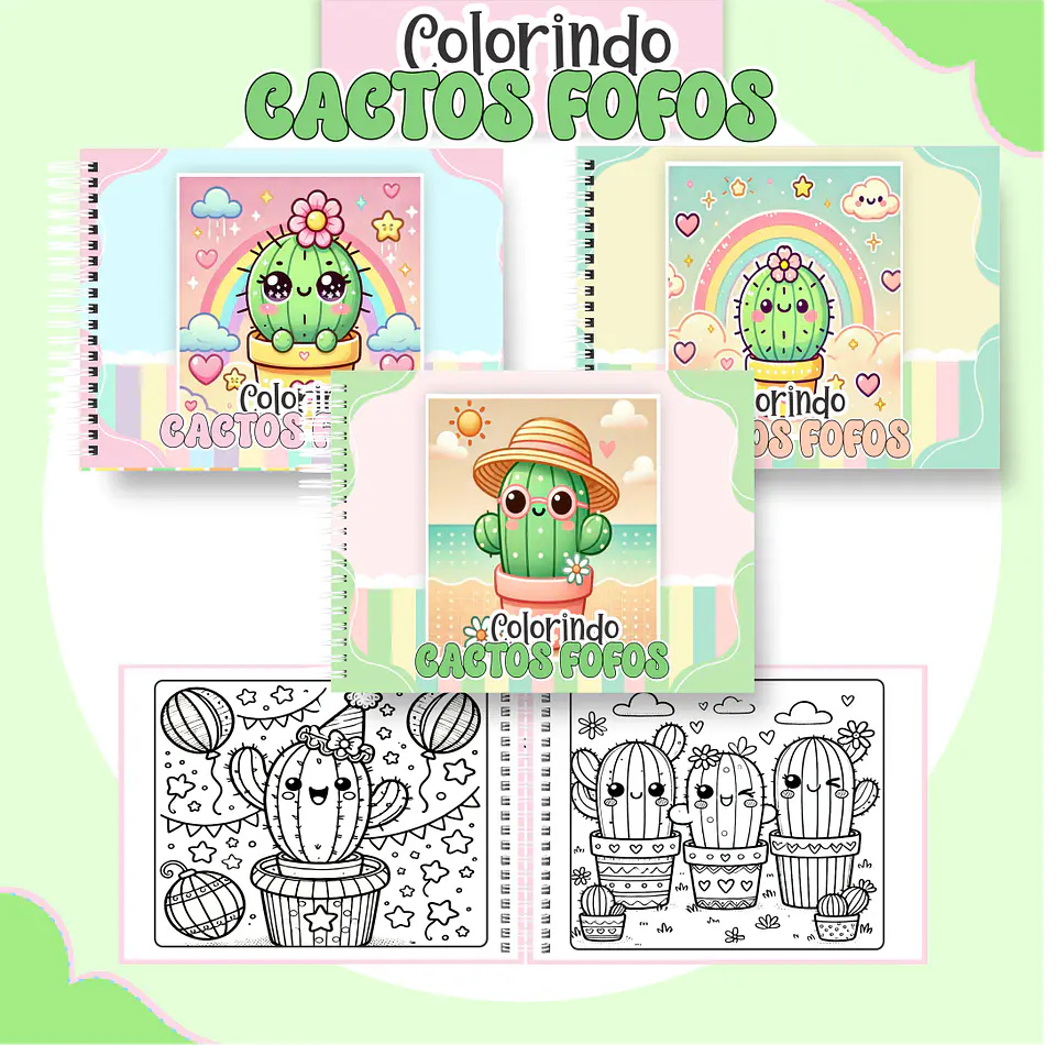 Pack Livros de Colorir 1 (30 Temas) - Encadernação 26