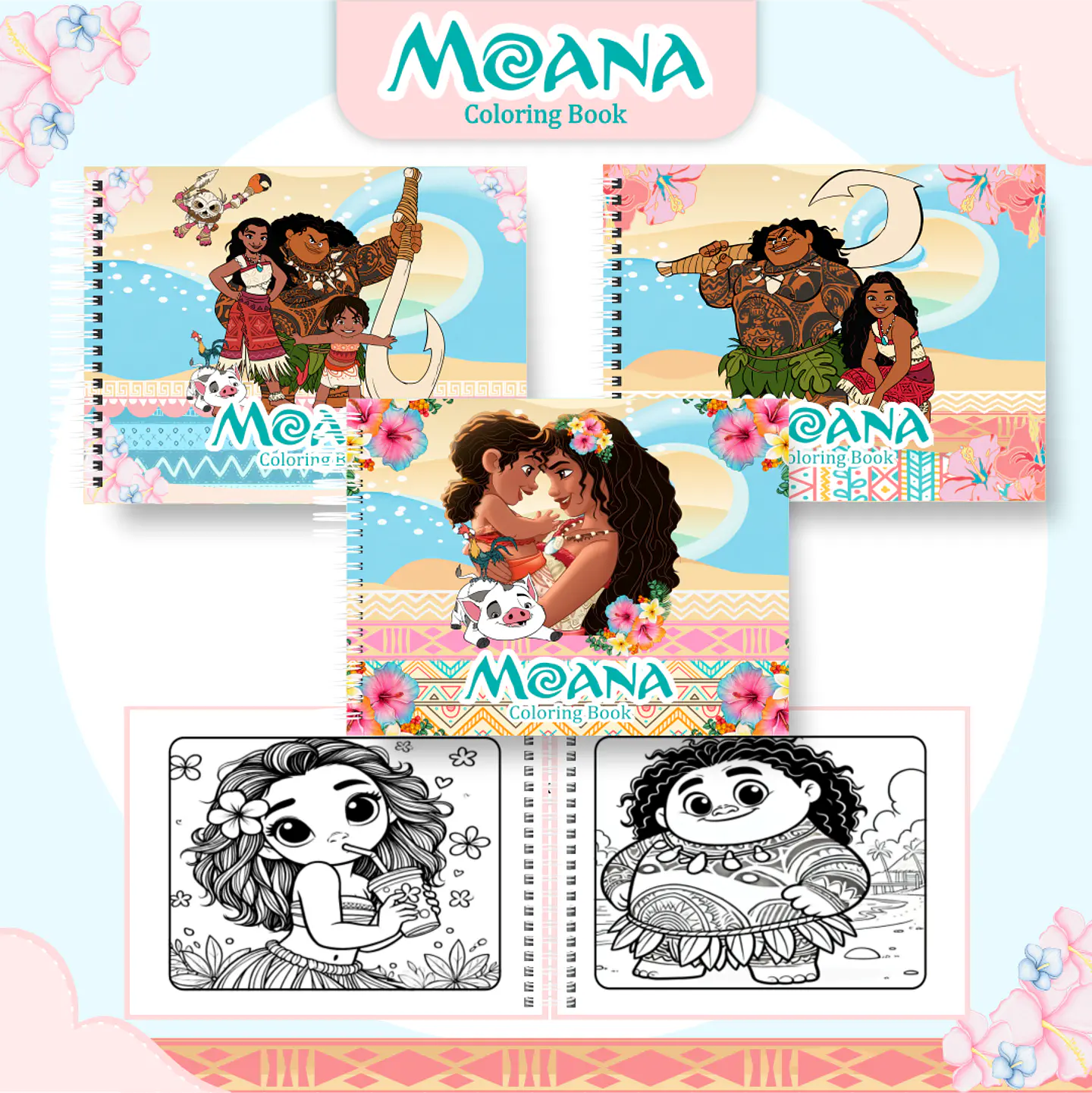 Pack Livros de Colorir 2 (30 Temas) - Encadernação 3