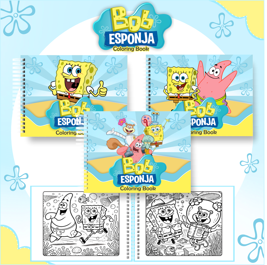 Pack Livros de Colorir 2 (30 Temas) - Encadernação 7