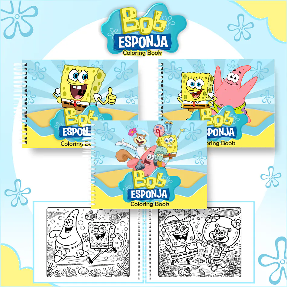 Pack Livros de Colorir 2 (30 Temas) - Encadernação 7