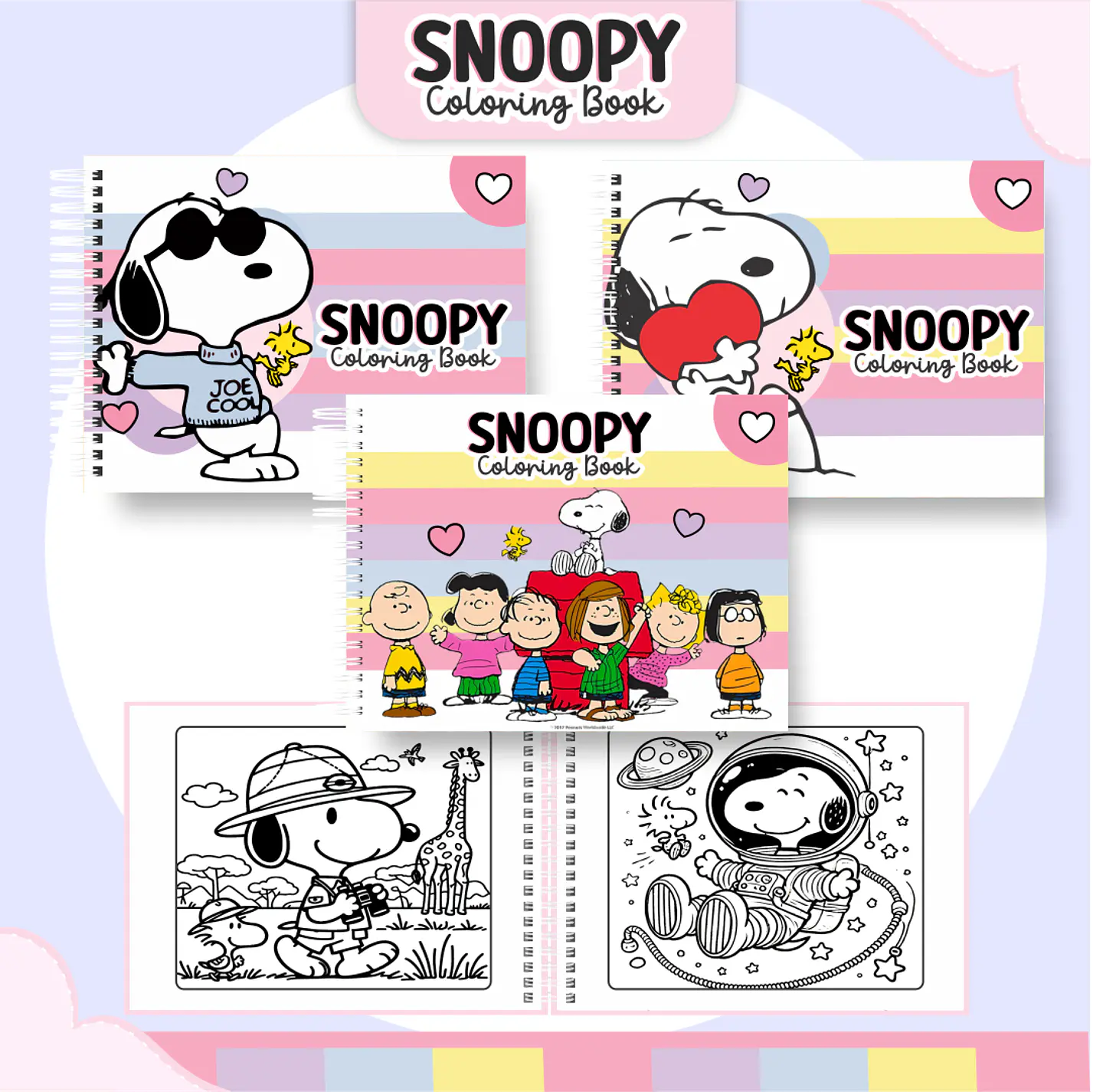 Pack Livros de Colorir 2 (30 Temas) - Encadernação 10