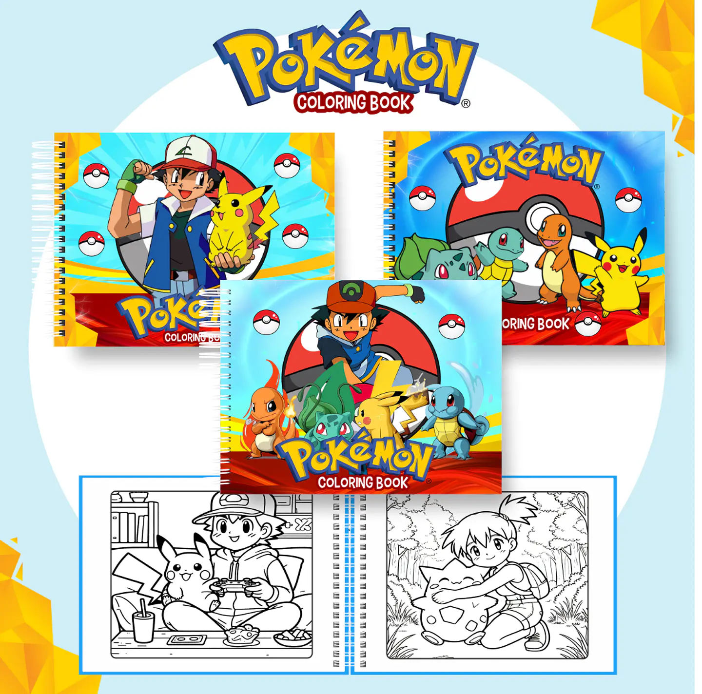 Pack Livros de Colorir 2 (30 Temas) - Encadernação 11