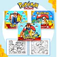 Pack Livros de Colorir 2 (30 Temas) - Encadernação - Thumbnail 11