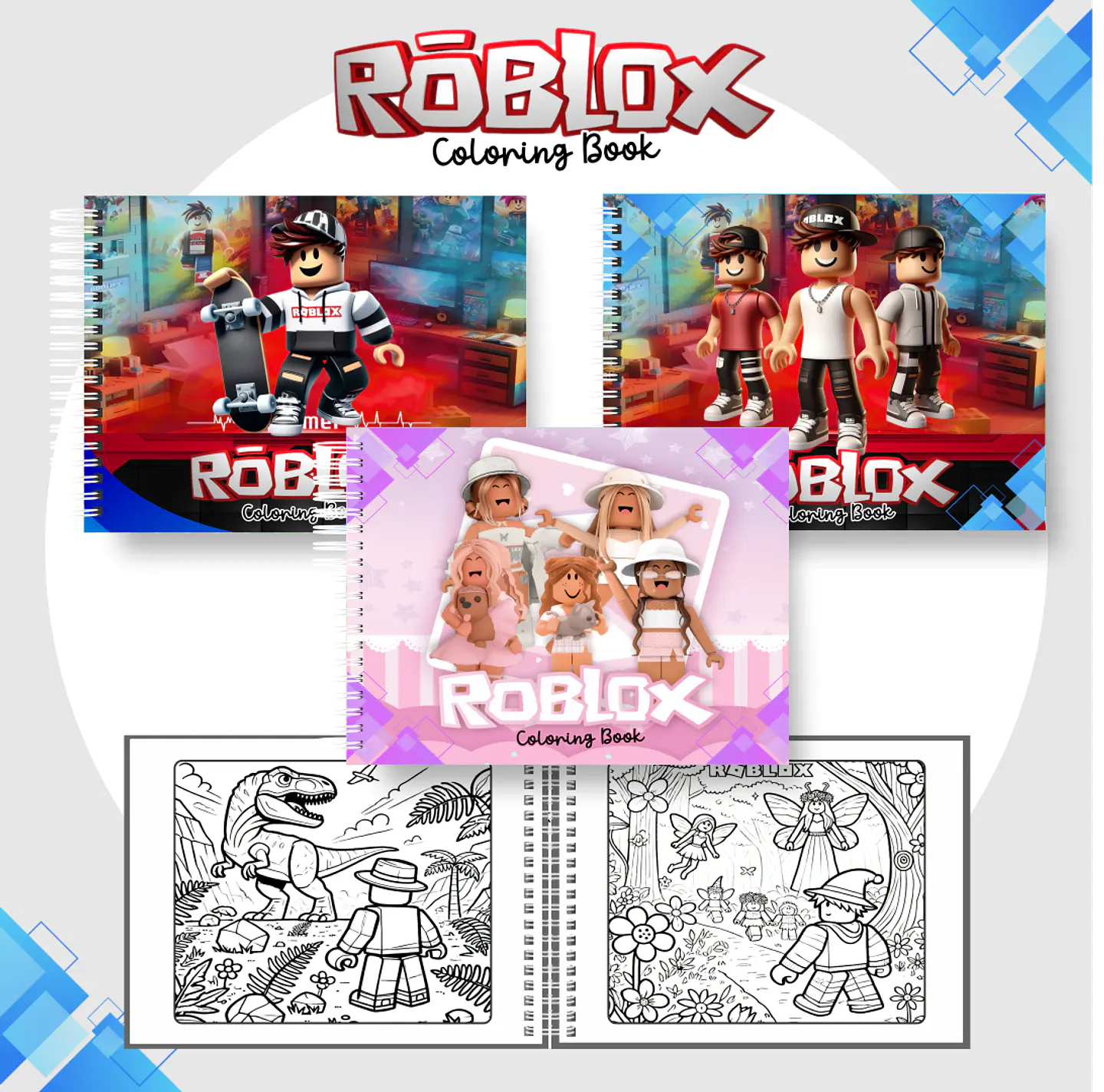 Pack Livros de Colorir 2 (30 Temas) - Encadernação 12
