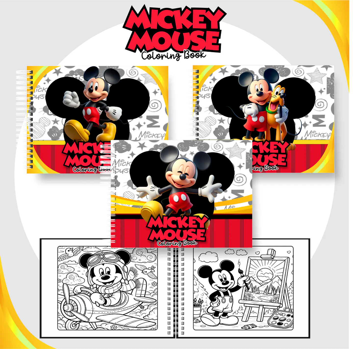 Pack Livros de Colorir 2 (30 Temas) - Encadernação 14