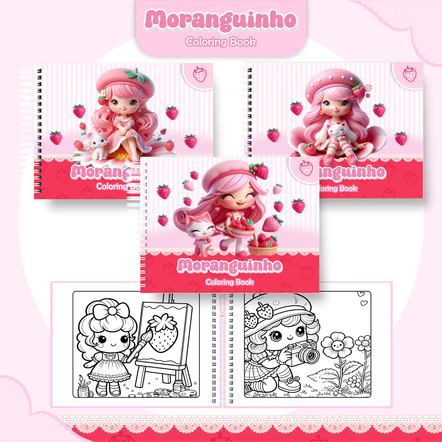 Pack Livros de Colorir 2 (30 Temas) - Encadernação 18