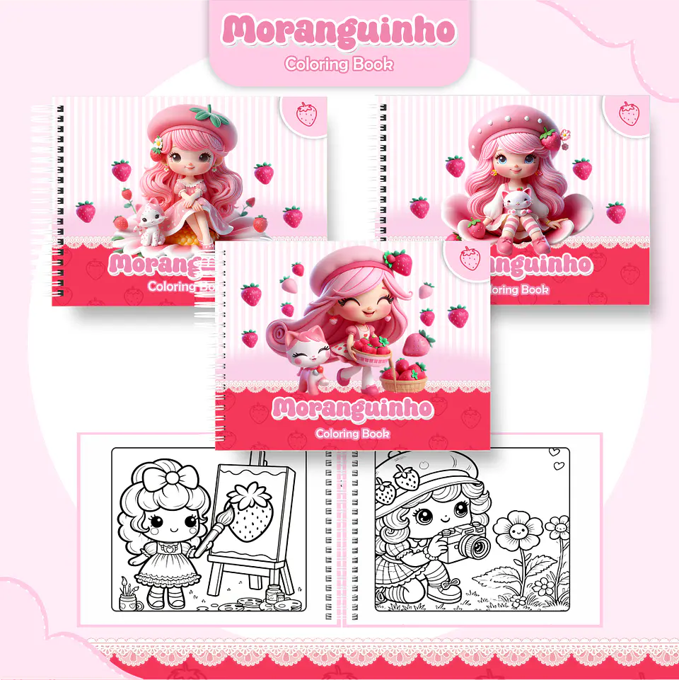 Pack Livros de Colorir 2 (30 Temas) - Encadernação 18