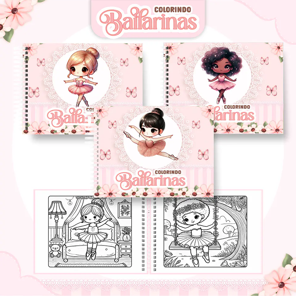 Pack Livros de Colorir 2 (30 Temas) - Encadernação 19