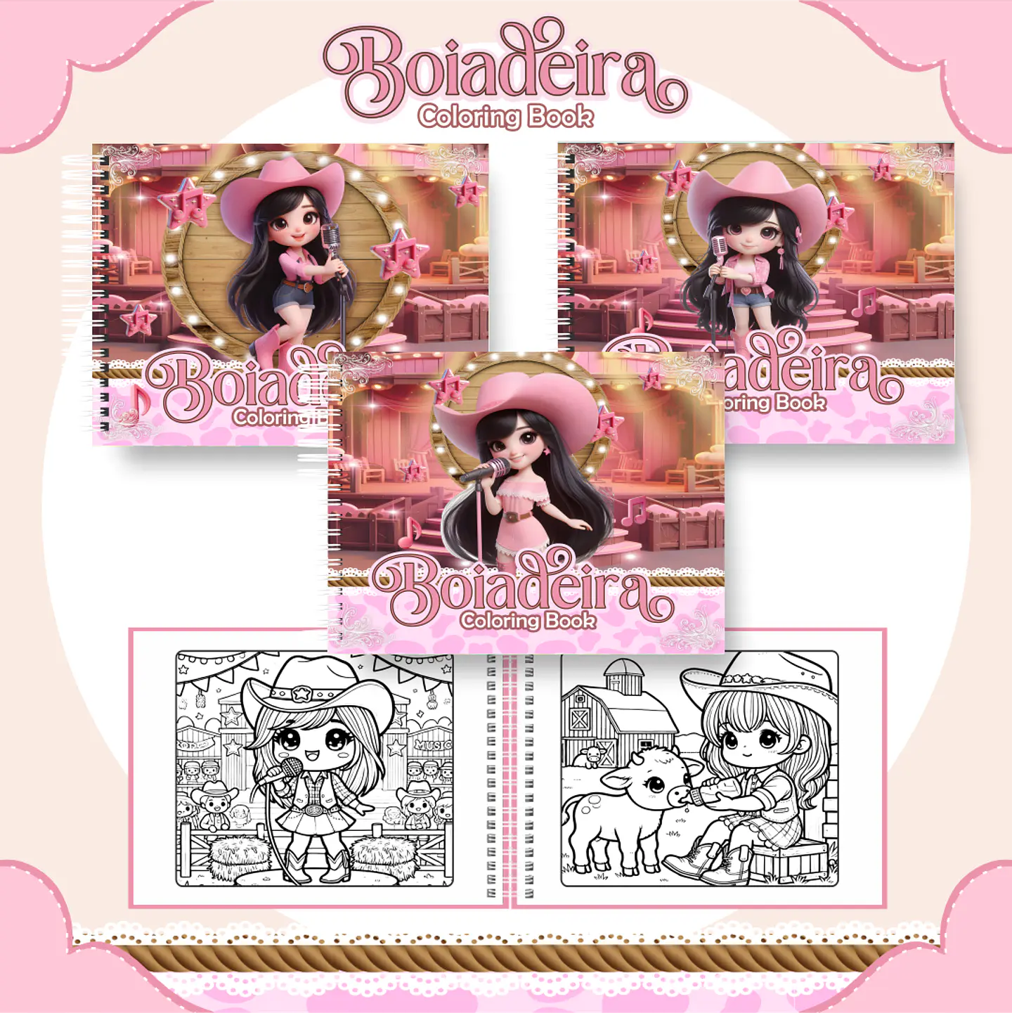 Pack Livros de Colorir 2 (30 Temas) - Encadernação 2
