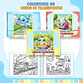 Pack Livros de Colorir 2 (30 Temas) - Encadernação - Thumbnail 23