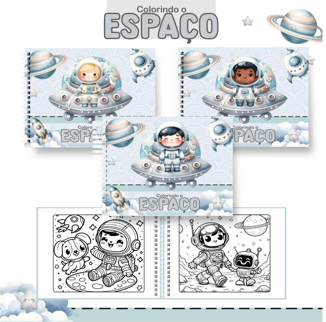 Pack Livros de Colorir 2 (30 Temas) - Encadernação 27