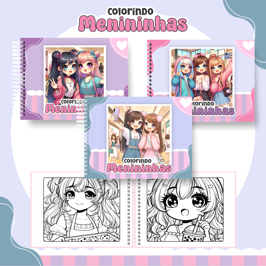 Pack Livros de Colorir 2 (30 Temas) - Encadernação 28