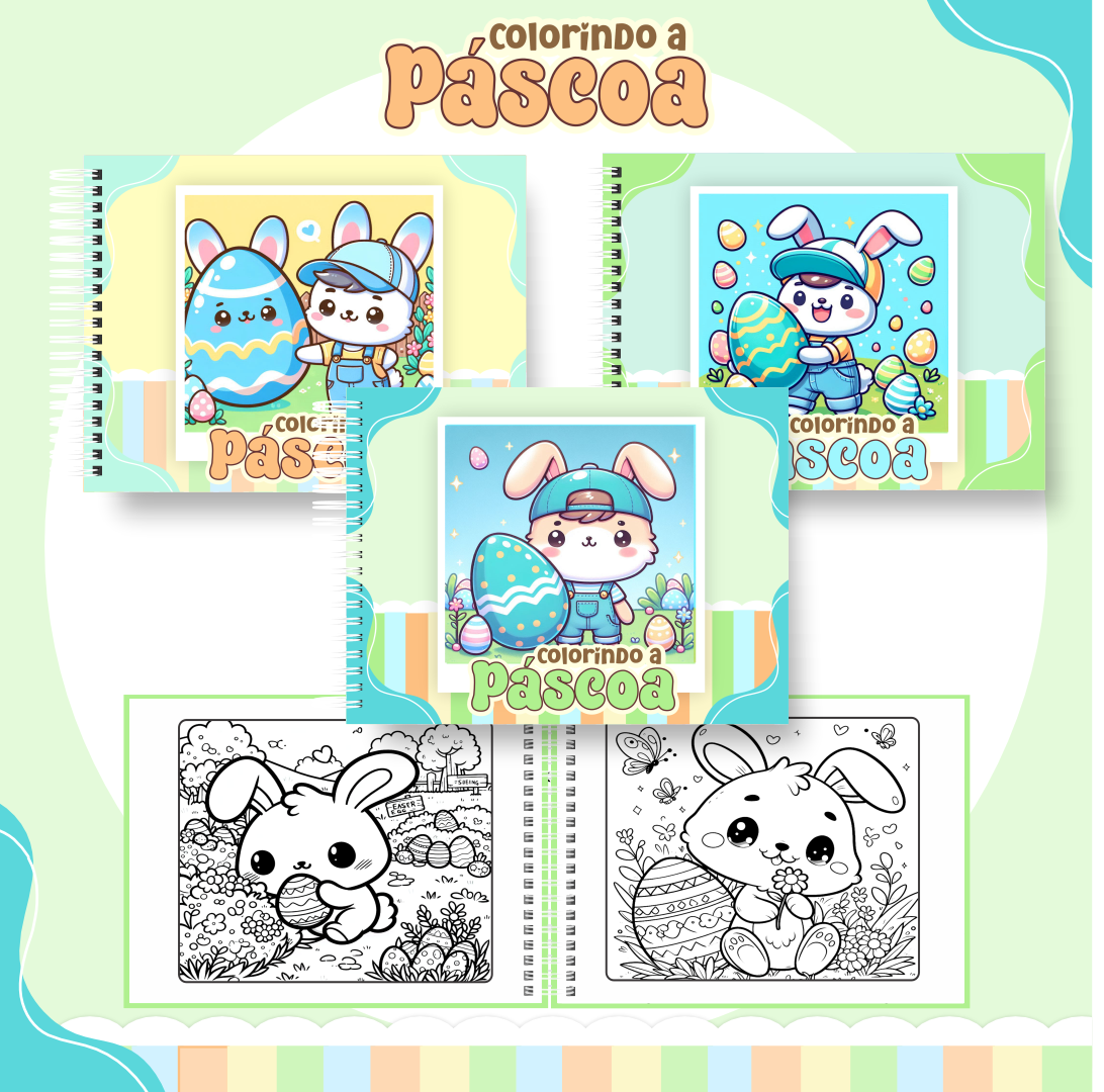 Pack Livros de Colorir 2 (30 Temas) - Encadernação 29