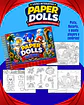 Combo Paper Dolls para Colorir (30 Temas) - Thumbnail 4